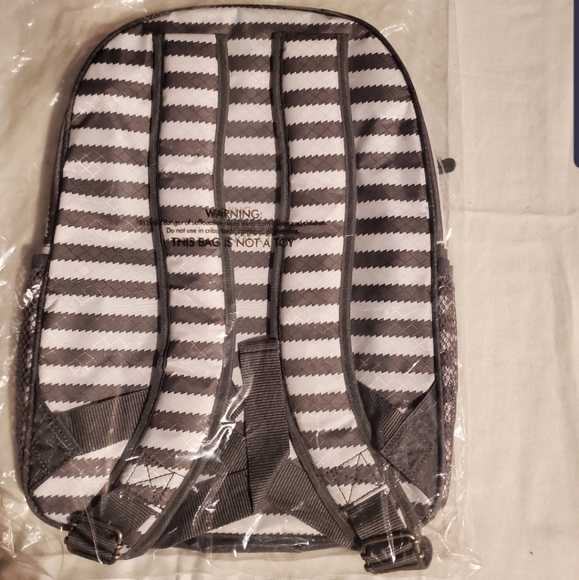 Thirty One Hostess Exclusive Backpack-Gray Wave - Retired - Picture 2 of 3